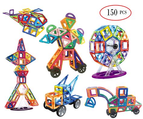 magnetic building toys.